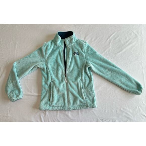 The North Face Women's Osito Fleece Full Zip Jacket Aqua Blue Size Small - Picture 6 of 15